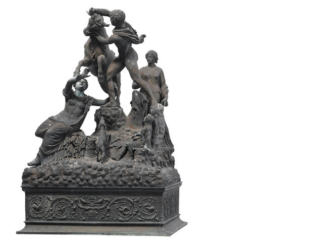 意大利的青铜借喻的群法牛-19世纪末.jpg