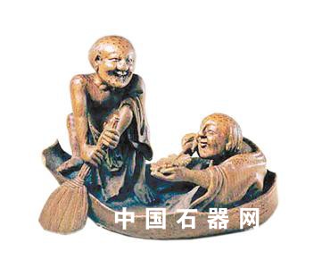 明代竹雕和合二仙.jpg