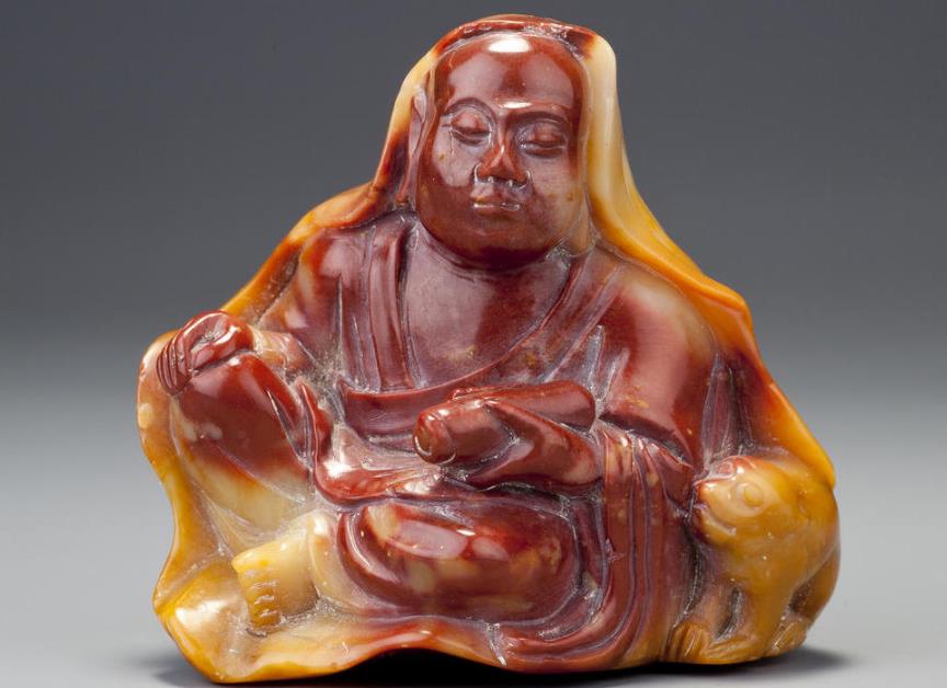 清末 民初 壽山芙蓉石雕羅漢坐像.jpg
