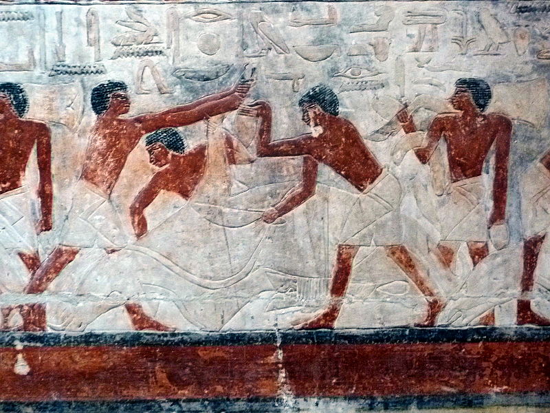 浮雕彩瓷，特提（第六王朝），公元前24世纪。（维基）.jpg