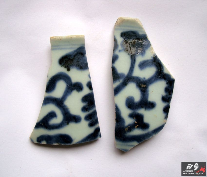 青花瓷片