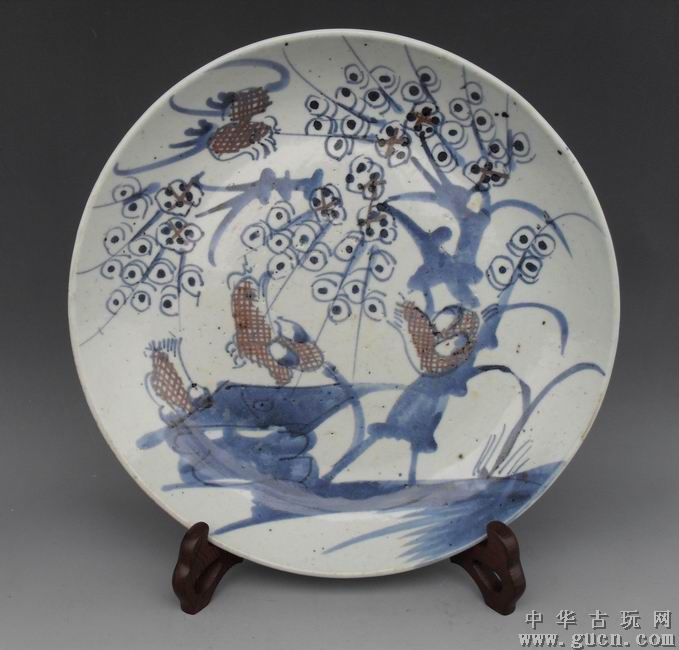 青花釉里红“喜上眉梢”大盘 1.jpg