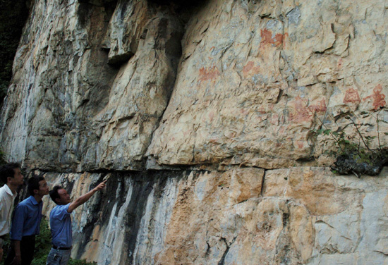 贵州贞丰发现大量旧石器时期岩画距今1万年以