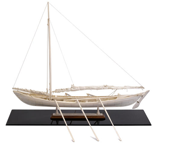 大陆骨头和象牙捕鲸船的模型-19世纪晚期.jpg