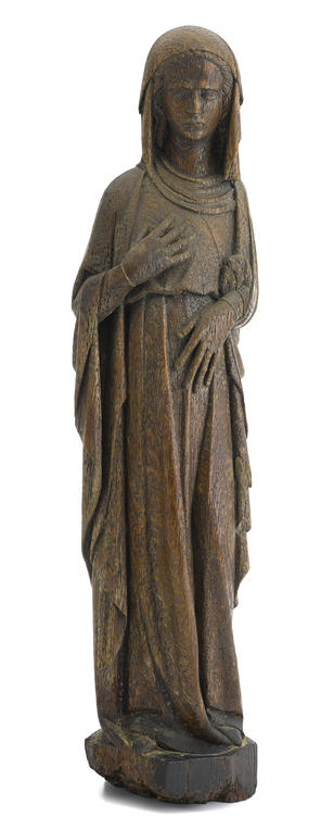 北欧洲橡木雕刻的处女-16、17世纪.jpg